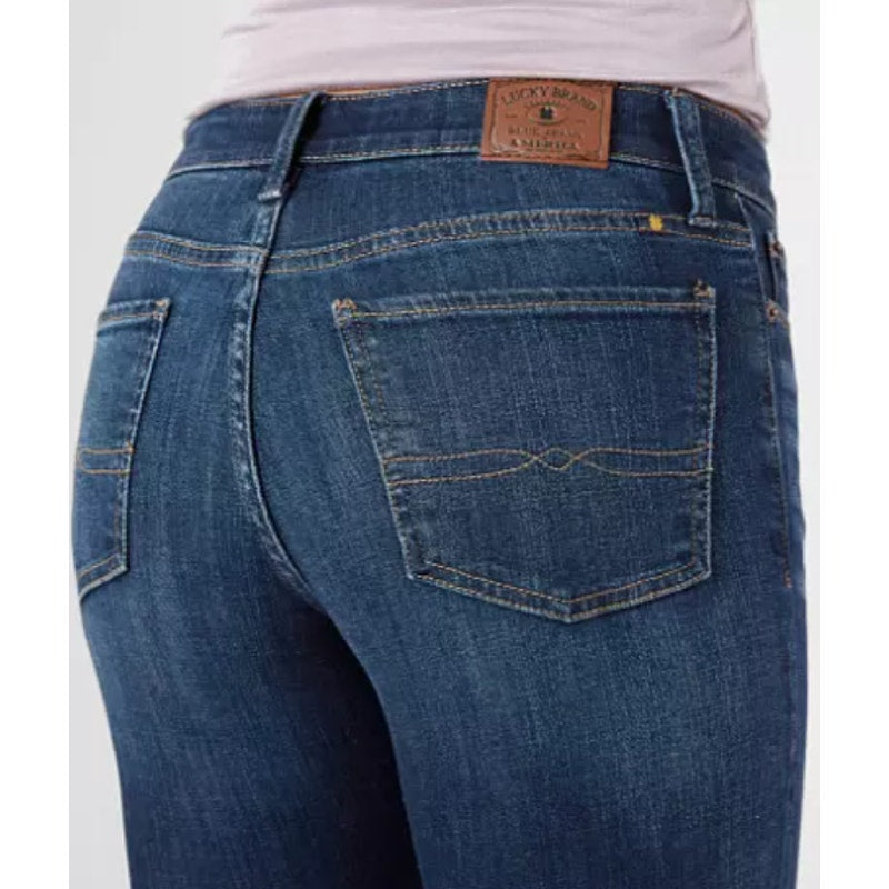 Lucky Brand Womens Sweet Bootcut Jeans 10/30 Blue Agate Mid Rise Stretch NWT