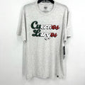 47 BRAND Mens Cuernos Lagros Texas Longhorn Short Sleeve Tshirt XL Grey NWT