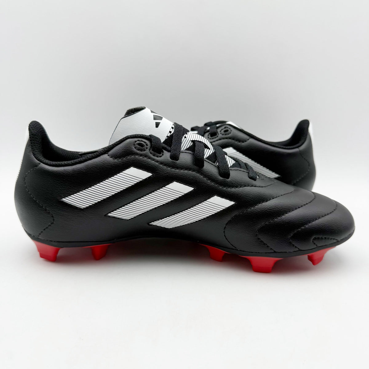 Adidas Mens Goletto VIII Firm Ground Soccer Cleats Size 9 Black Red Athletic NWT