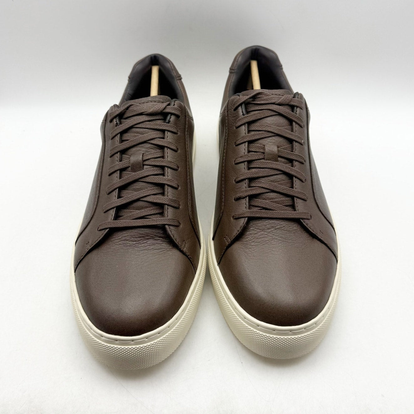Cole Haan Mens Jensen Low-Top Casual Sneakers Size 11 EU 44 Brown Leather NIB