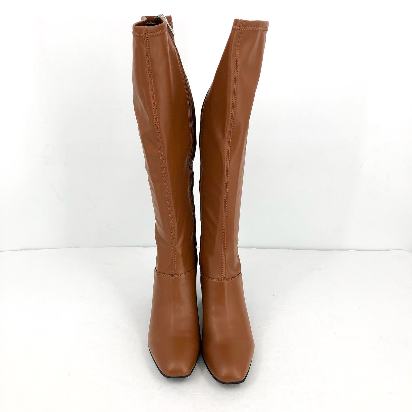 Franco Sarto Womens L-Tribute Knee High Boots US 8 M EU 38.5 Saddle Tan NIB