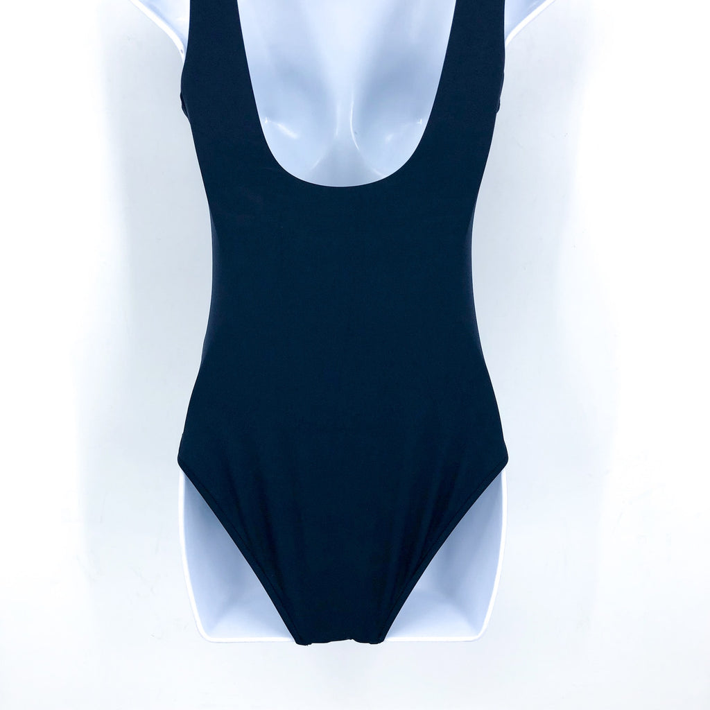SEAFOLLY Collective One Piece Swimsuit Size 4 DD Blue True Navy Ring Detail NWT