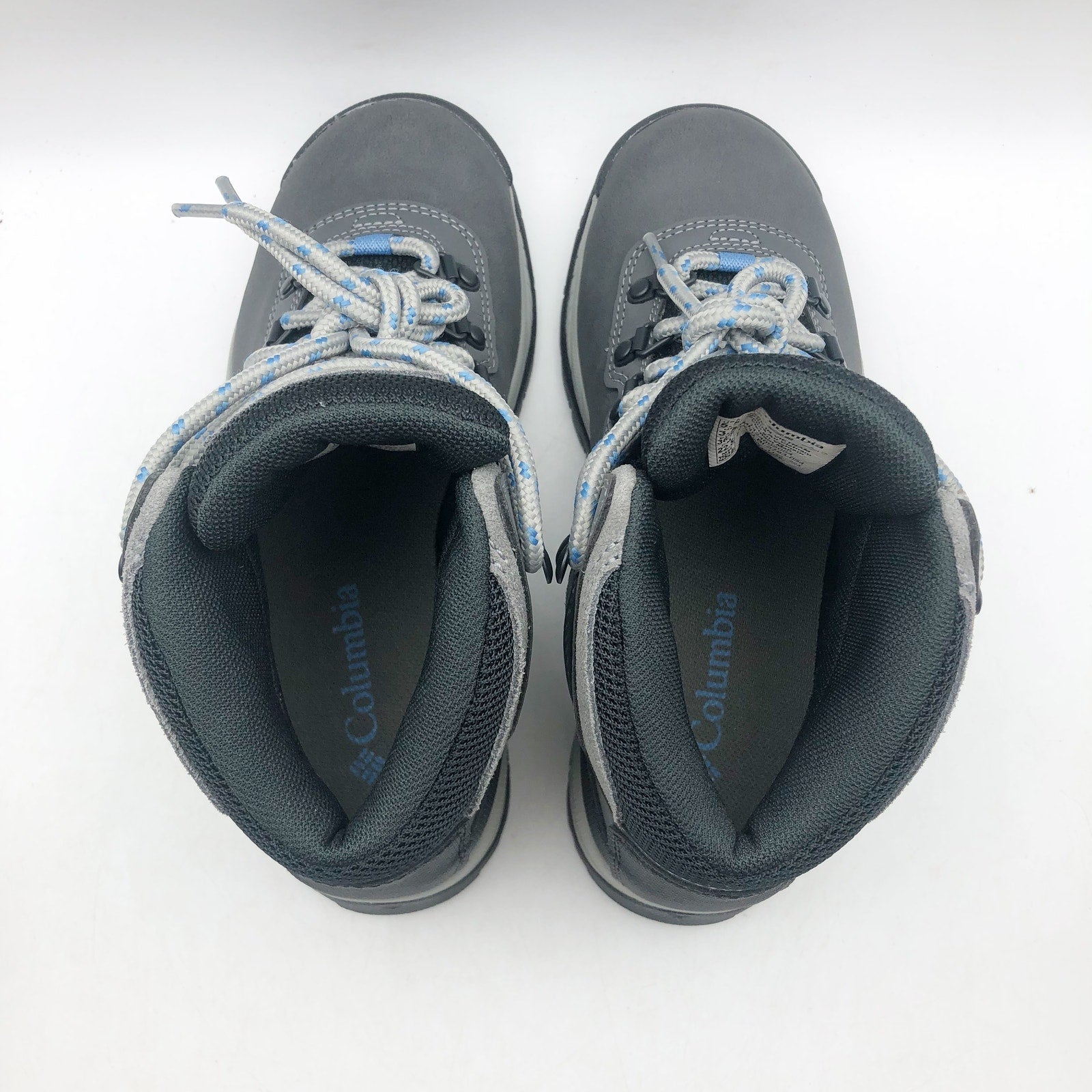 Columbia Womens Newton Ridge Plus Amped Hiking Boots US 5.5 Grey Waterproof NIB