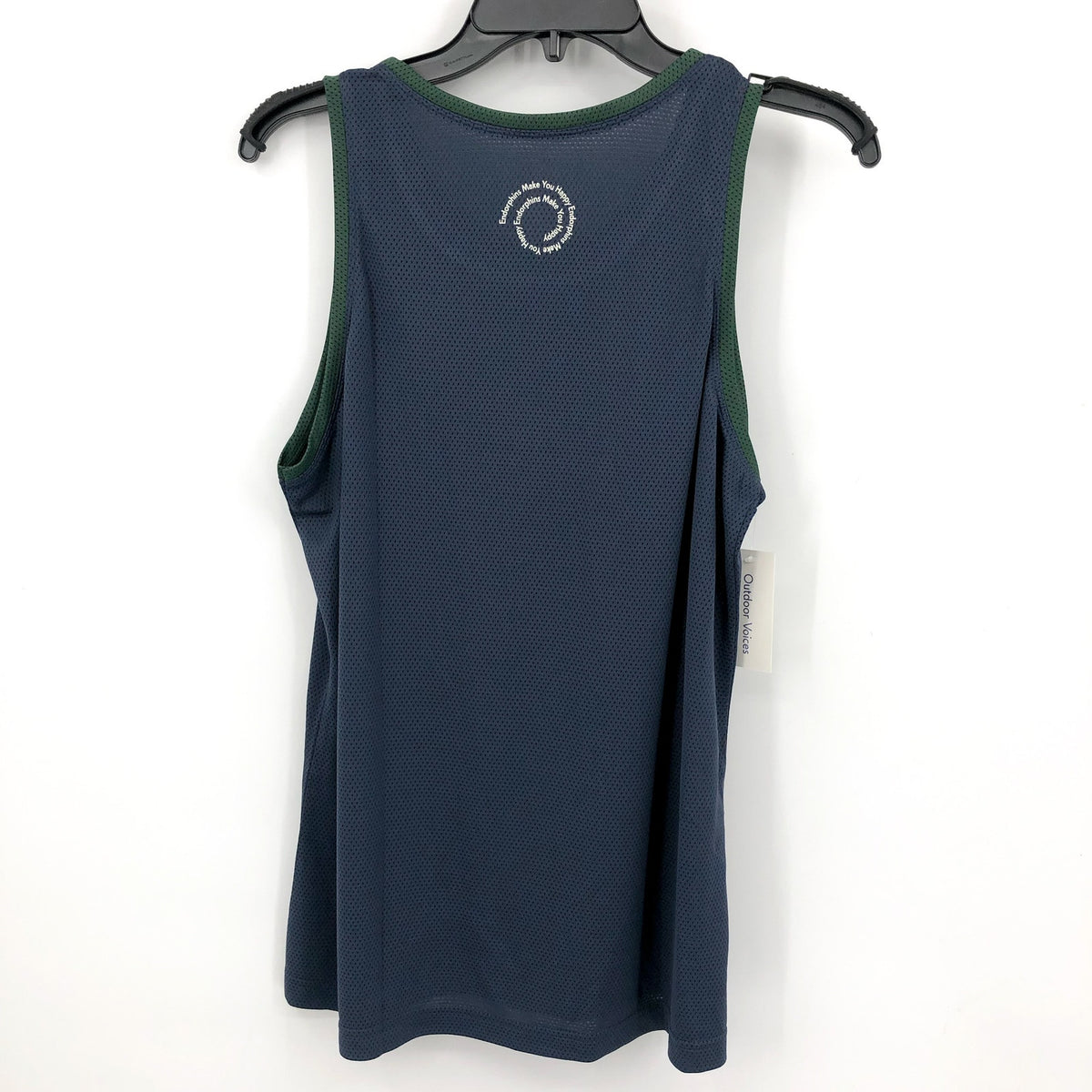 OUTDOOR VOICES Men's RecMesh Tank Top XS Blue Grey Dark Sky Sleeveless NWT