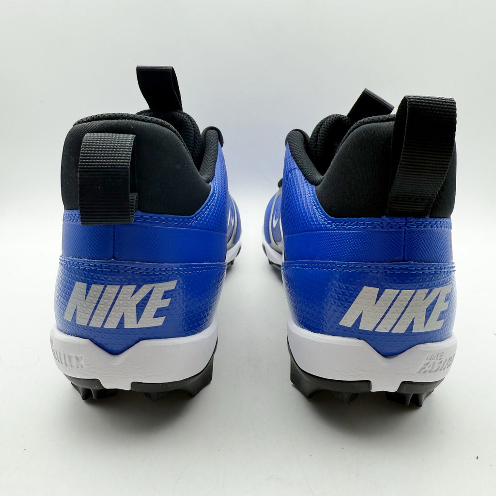 Nike Mens Alpha Menace 4 Shark Football Cleats US 11 Blue White NWOB