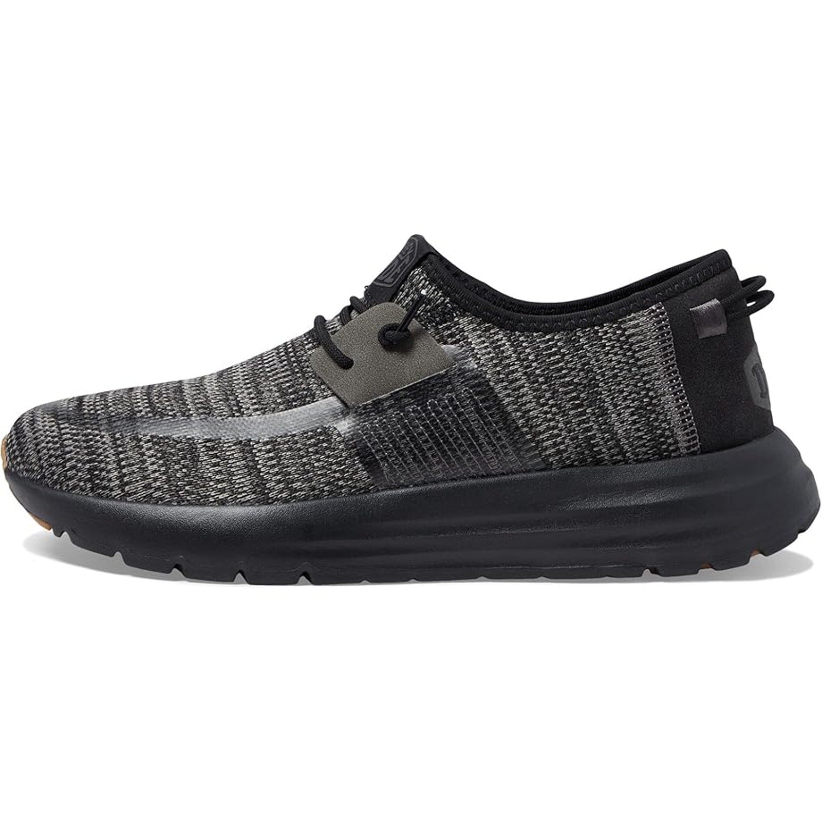 Hey Dude Mens Sirocco Casual Shoes US 13 EU 46 Grey Black NIB