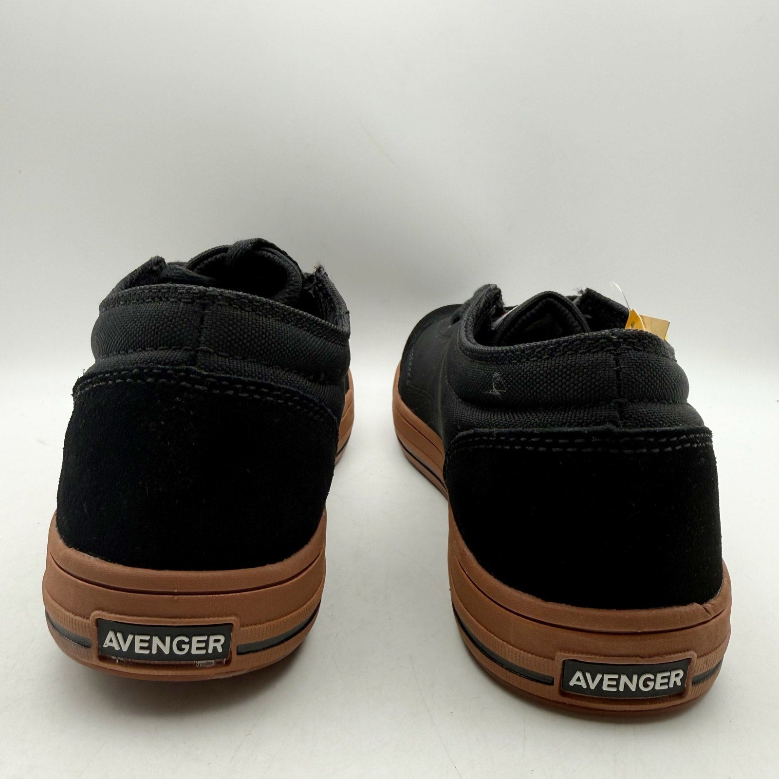 Avenger Mens Blade 3 Eye Low Work Shoes 9 WIDE Black Comp Toe A134 SR EH NIB