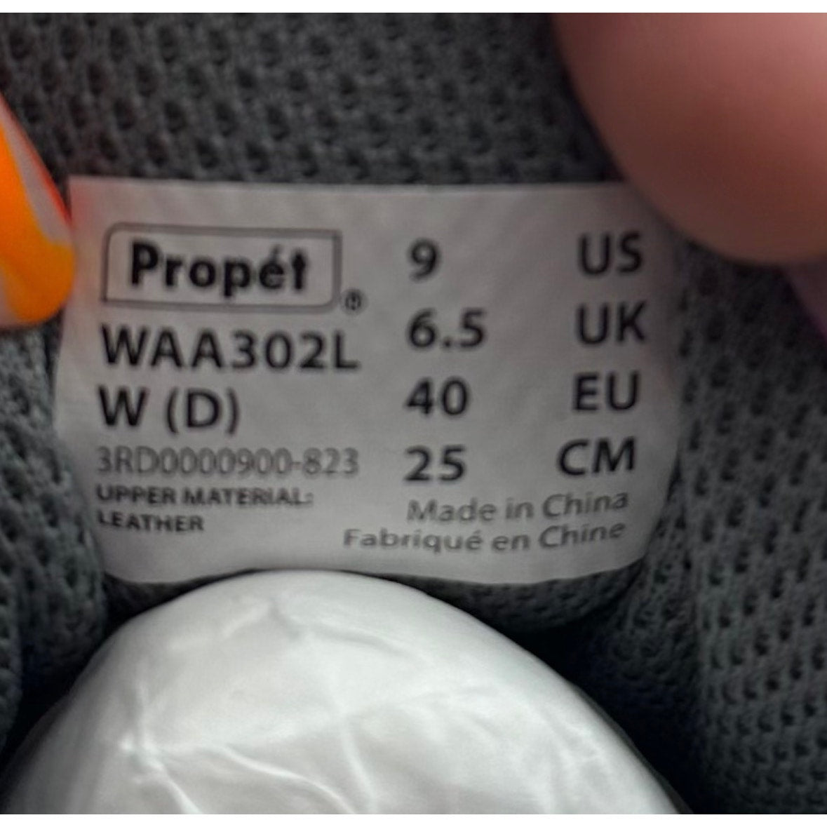 Propet Womens Ultima Sneakers Size 9 Wide Grey White Leather Athletic Shoes NIB