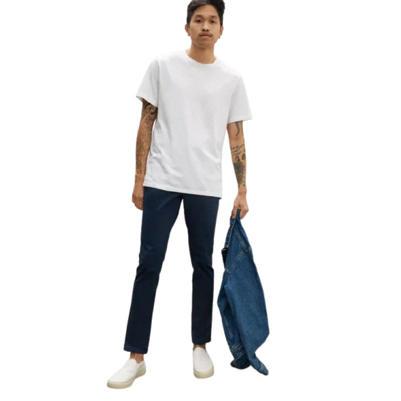 EVERLANE Mens The Performance 5-Pocket Pants 29x30 Navy Blue Stretch Chinos NWT