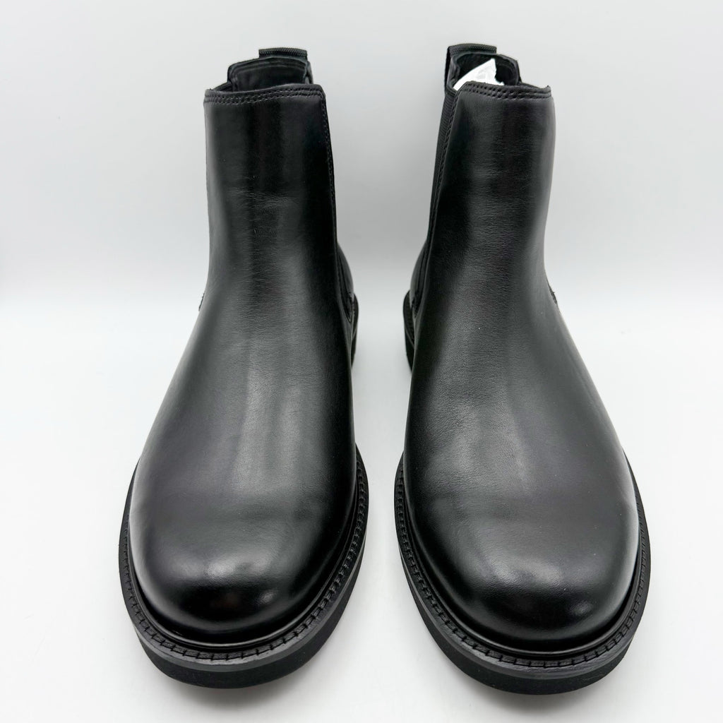 ECCO Mens Metropole London Chelsea Boots EU 46 US 12-12.5 Black Leather NWOB