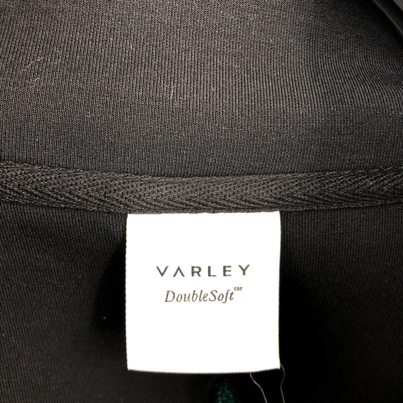 VARLEY Women's Hawley Half Zip Sweatshirt Small Black DoubleSoft NWT