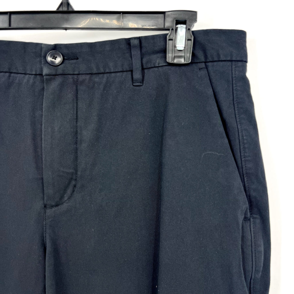 Everlane Uniform Men's Performance Chino Pants 32 X 32 Black Flat Front NWT