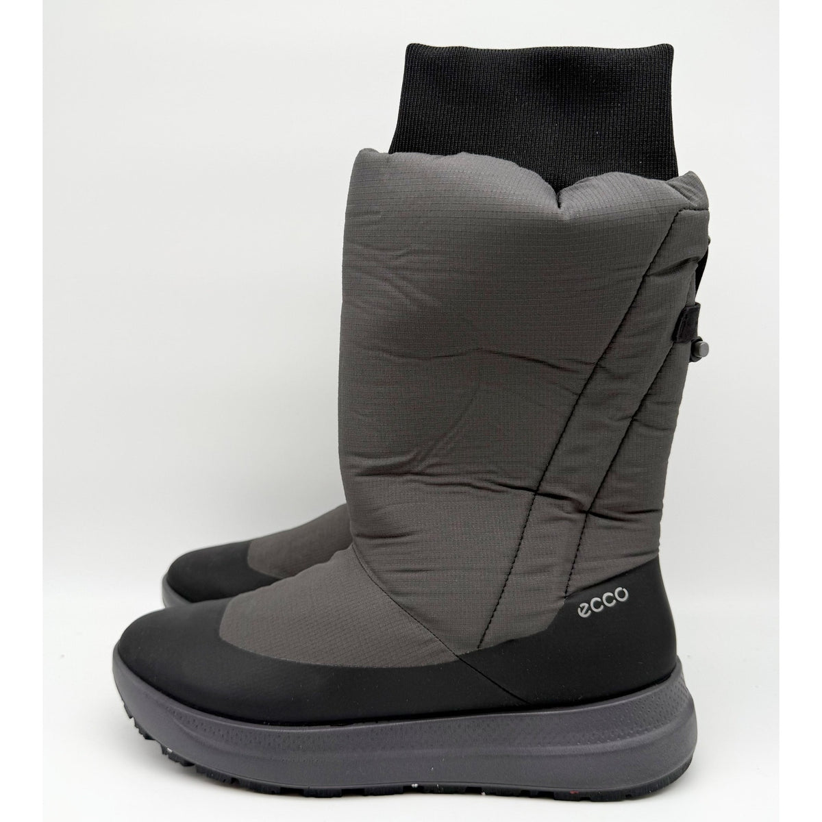 ECCO Sport Womens Solice Arctic Snow Boots EU 39 US 8.5 Grey Waterproof NWOB