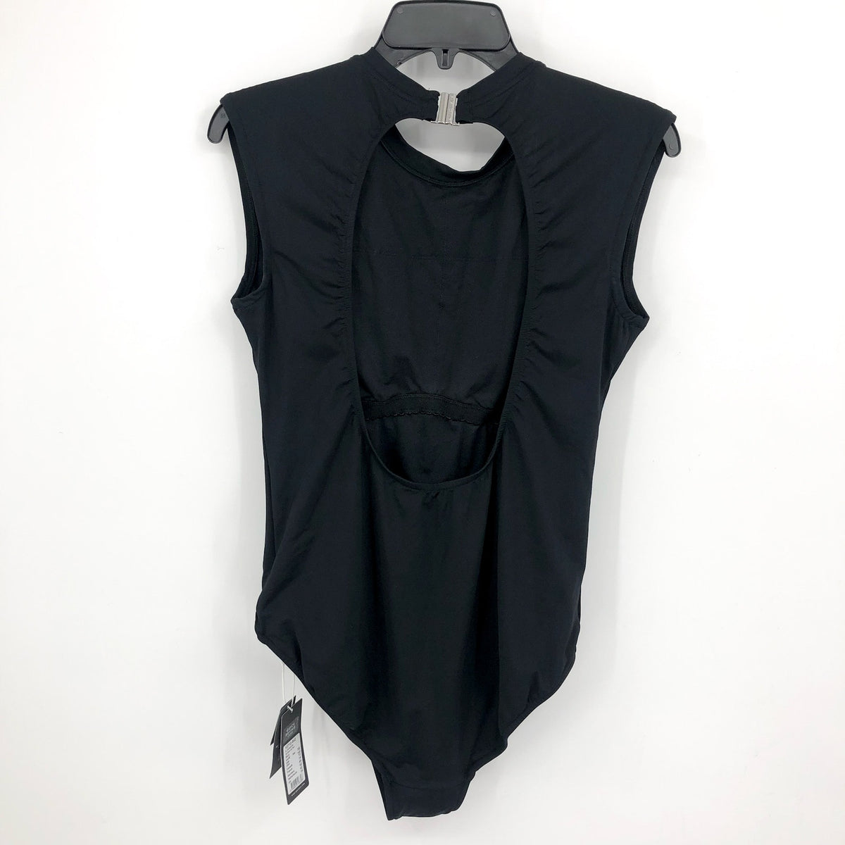 SEAFOLLY COLLECTIVE Women's One Piece Swimsuit US 14 Black Cap Sleeve NWT
