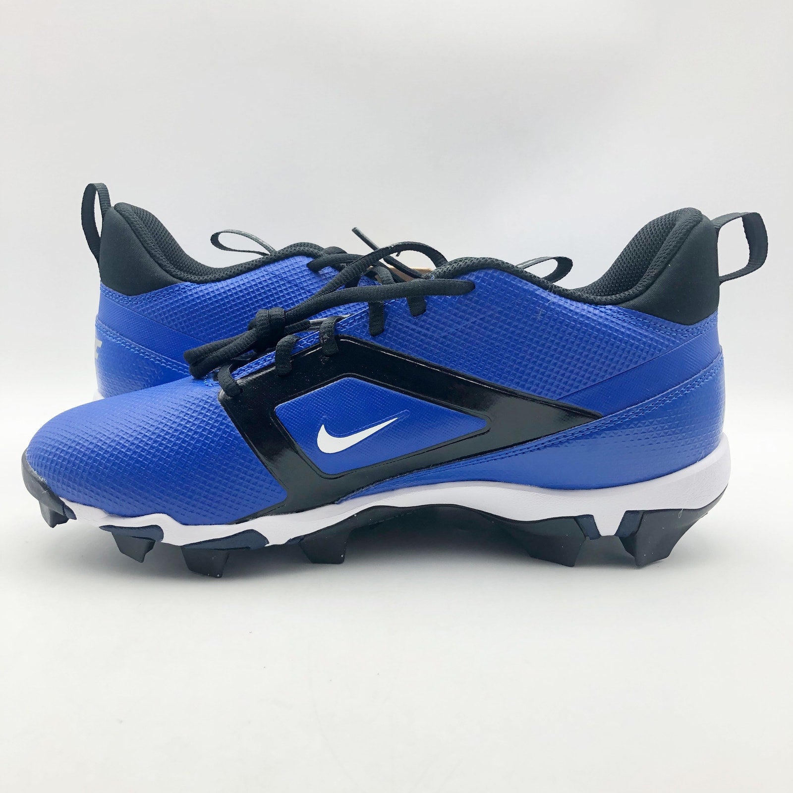 Nike Men's Alpha Menace 4 Shark Football Cleats Size 9.5 Blue White NWOB