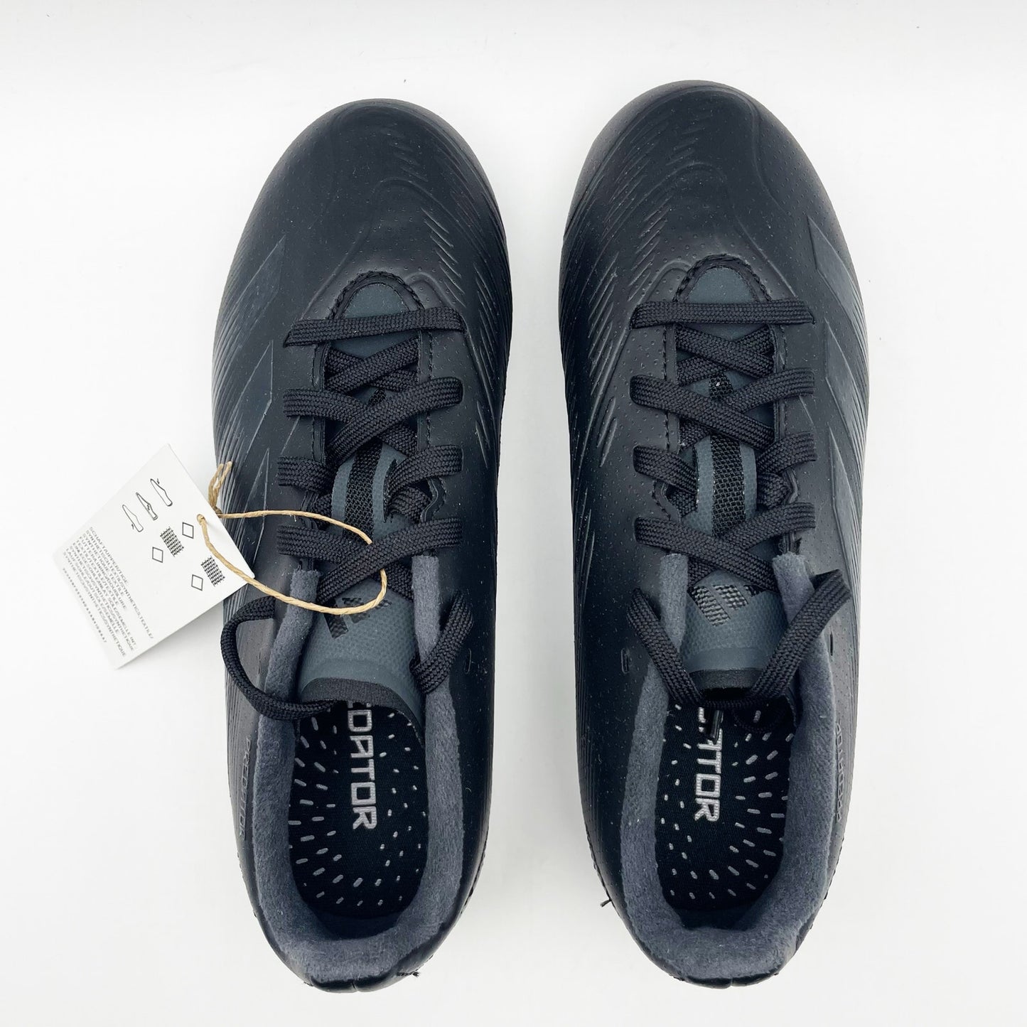 Adidas Kids Predator 24 League Firm Ground Soccer Cleat US 2 Fr 33.5 Black NIB