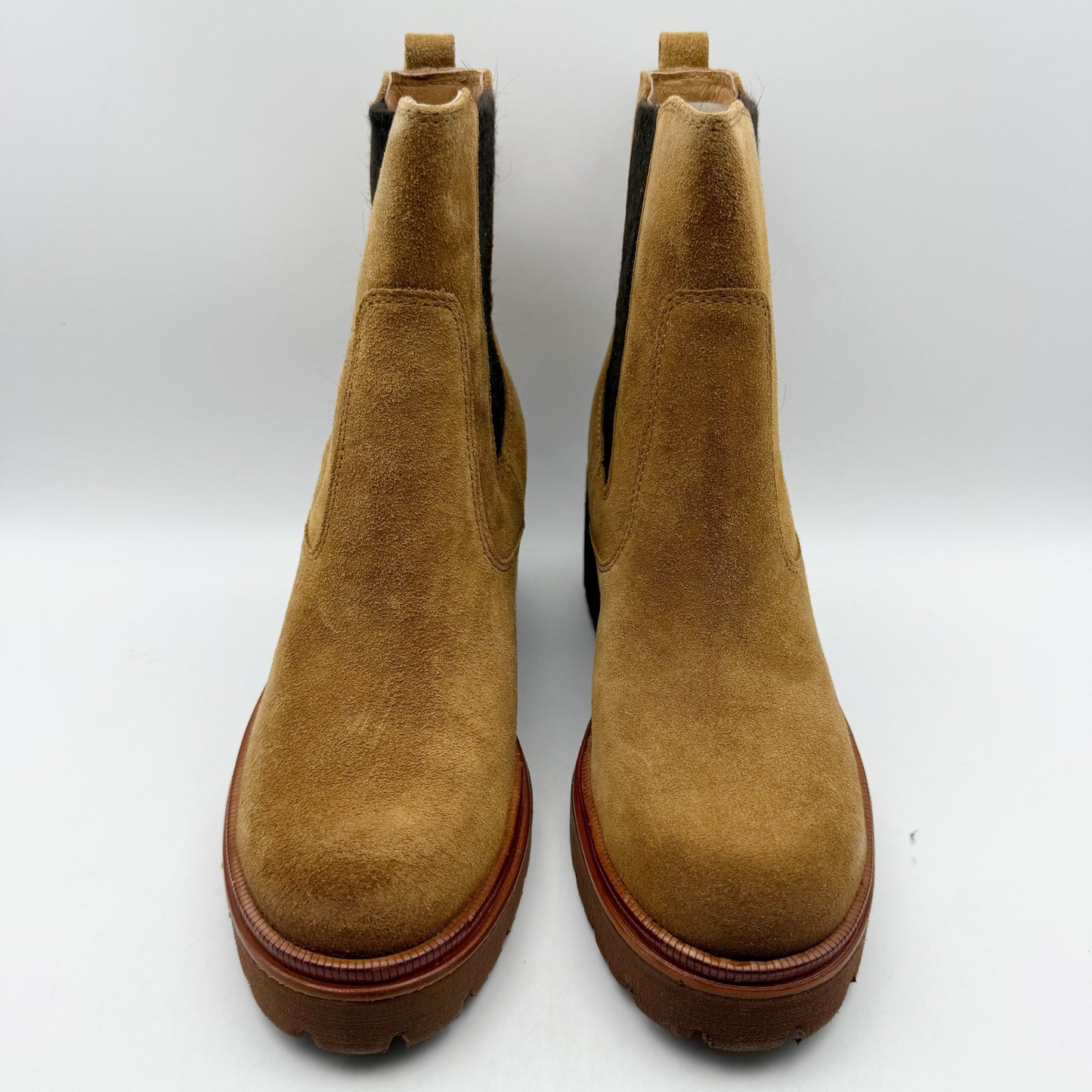 Sofft Womens Jordie Chelsea Boots US 7 M Brown Waterproof Leather Pull On NIB