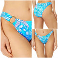 LILLY PULITZER Women's Kylen Bikini Bottom Size 14 Amalfi Blue Sound Sirens NWT