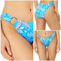 LILLY PULITZER Women's Kylen Bikini Bottom Size 14 Amalfi Blue Sound Sirens NWT