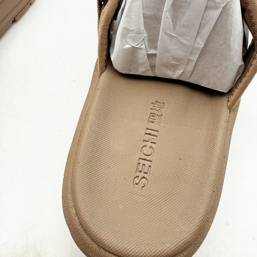 SEICHI Mens Sandoru Ichi Slide Sandals Size 10 EU 43 Mocha Brown NIB