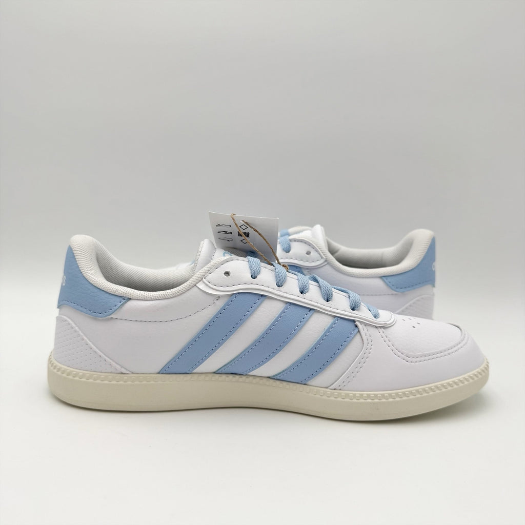 Adidas Womens Breaknet Sleek Casual Sneaker Size 6.5 White Blue NWT