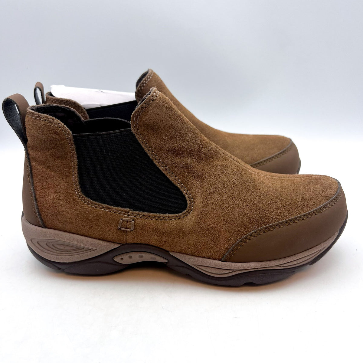 EASY SPIRIT Women's Exceed Ankle Chelsea Boots 6M Dark Brown Padded Insole NWOB