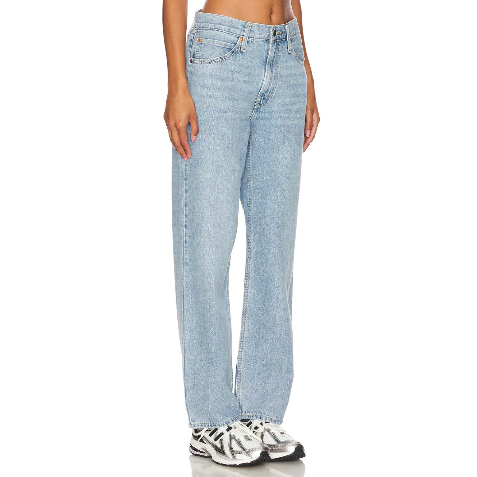 LEVI'S Womens Dad Straight Jeans 25x30 Size 0 Far And Wide Light 79770-0019 NWT
