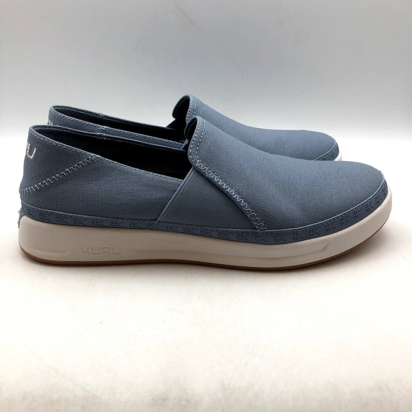 KURU Womens Roam Atla Slip On Sneaker Size 9.5 Blue Fog Bright White NIB