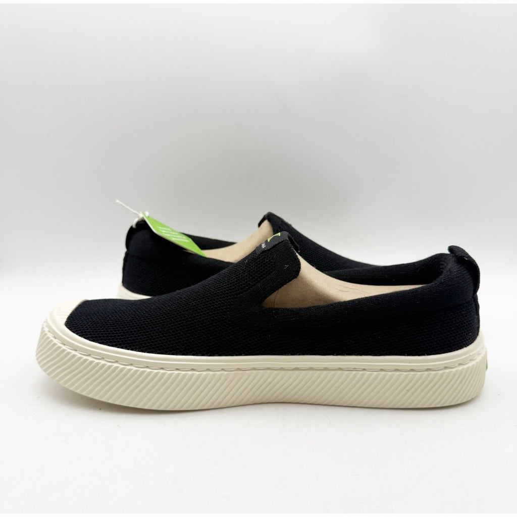 Cariuma IBI Slip On Casual Sneakers Womens 8.5 Black Knit Bamboo NIB