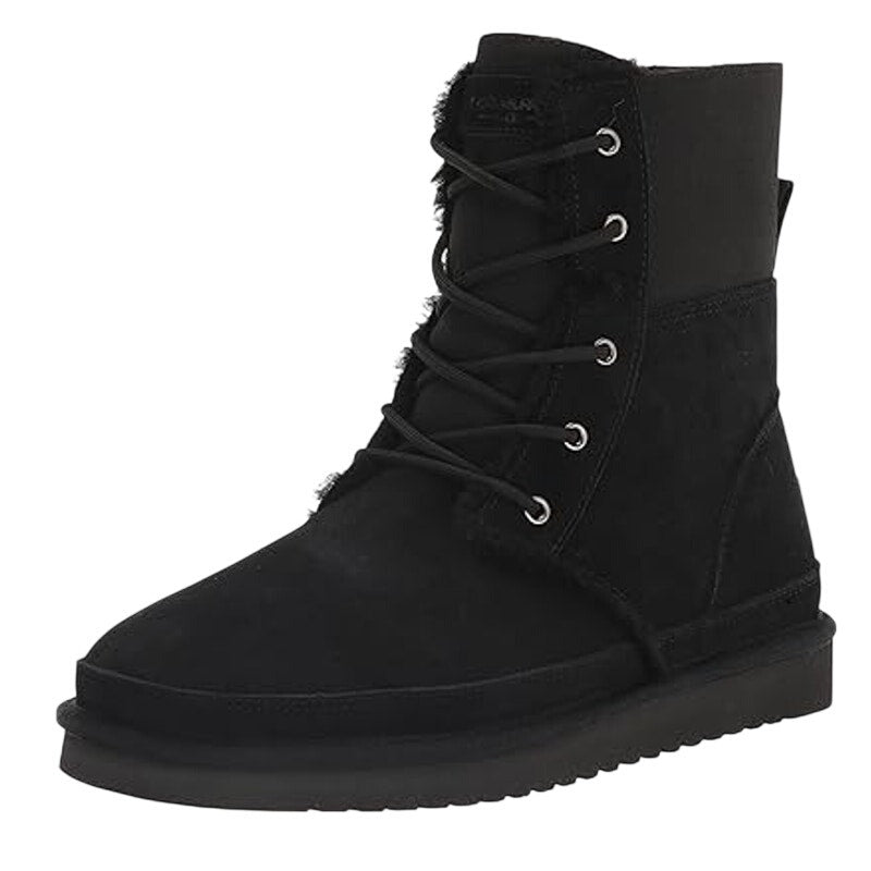 Koolaburra by UGG Womens Advay Tall Boot US 12 EU 43 Black Suede NWOB