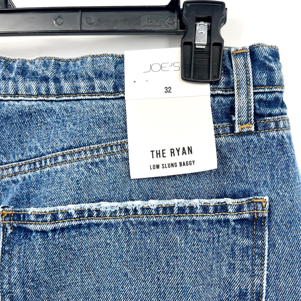 JOE'S JEANS Women's The Ryan Drawcord Jeans Size 32 Blue Impact Wide Leg NWT