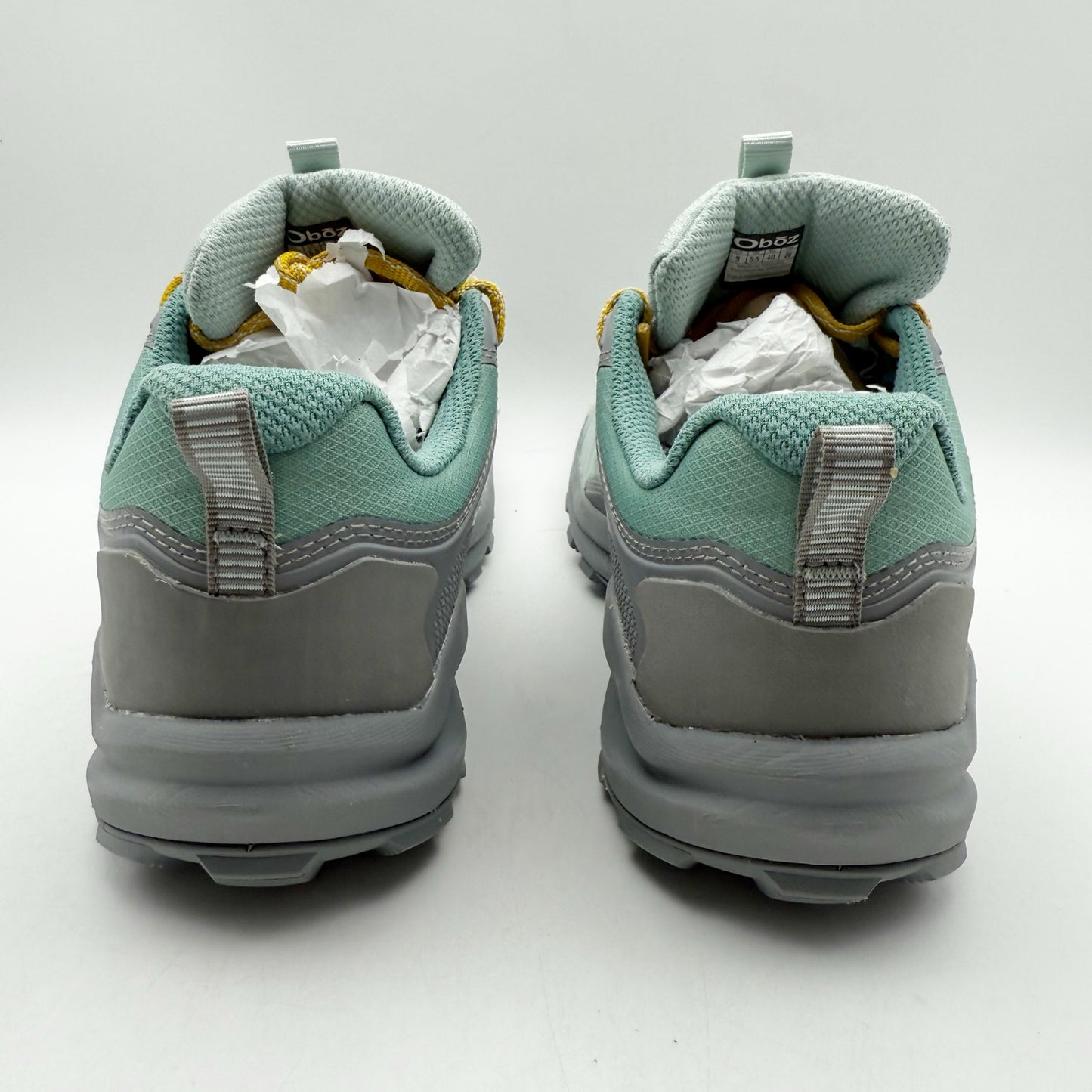 Oboz Womens Katabatic Low B-Dry Hiking Sneakers US 9 M EU 40 Blue Grey WP NWOB