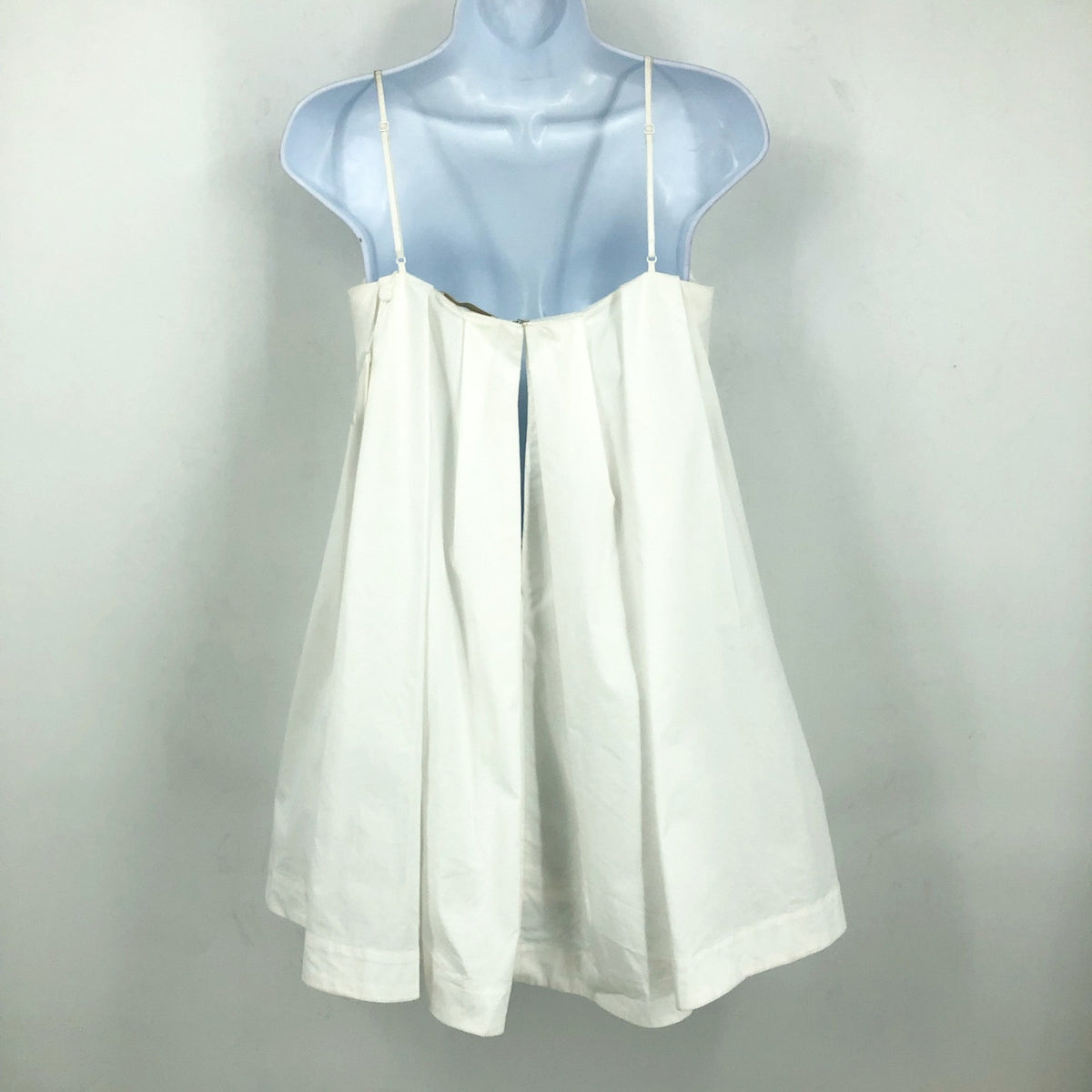 JONATHAN SIMKHAI Kendall Mini Dress Size 4 Cotton-Poplin White Sleeveless NWT