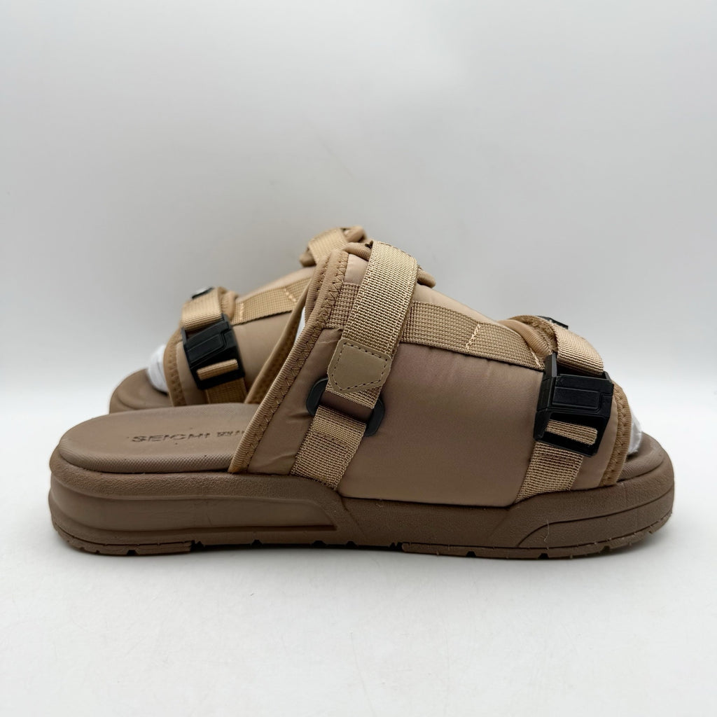 Seichi Mens Yoroi V2 Slide Sandals Size 10 EU 43 Mocha Brown NIB
