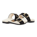 Spenco Womens Vista Slip On Sandals US 7.5  Black Leather APMA Comfort NIB