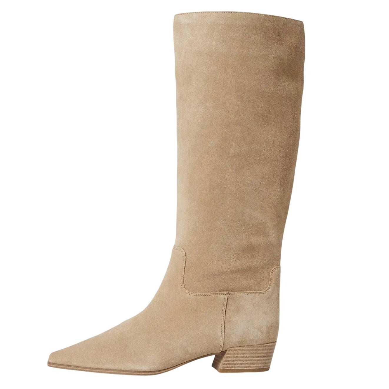 Vince Camuto Womens Pavla 2 Knee High Boots US 7.5 M Wide Calf Beige Suede NIB