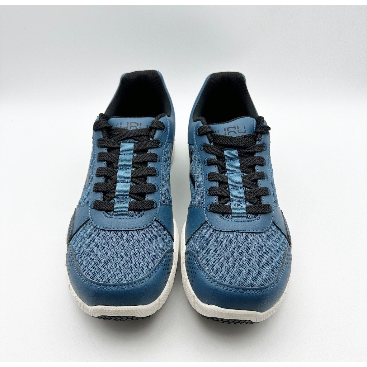 KURU Quantum Athletic Shoes MENS 7 or WOMENS 8.5 WIDE Blue Black Sneakers NWOB