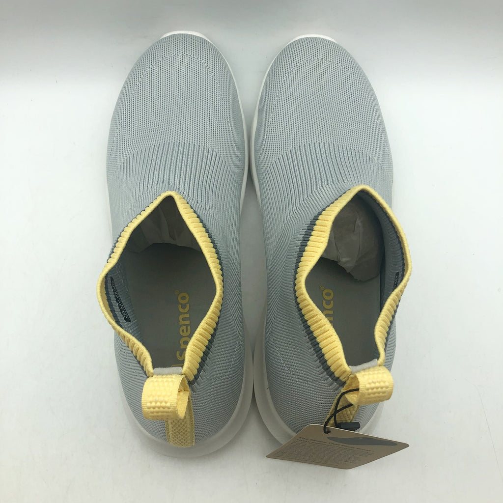Spenco Waco Womens Pure Love Knit Sneakers Size 9.5 Glacier Grey Slip On NIB