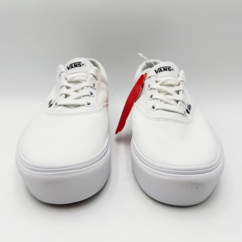 Vans Womens Doheny Platform Casual Sneakers Size 7.5 White Canvas NWT