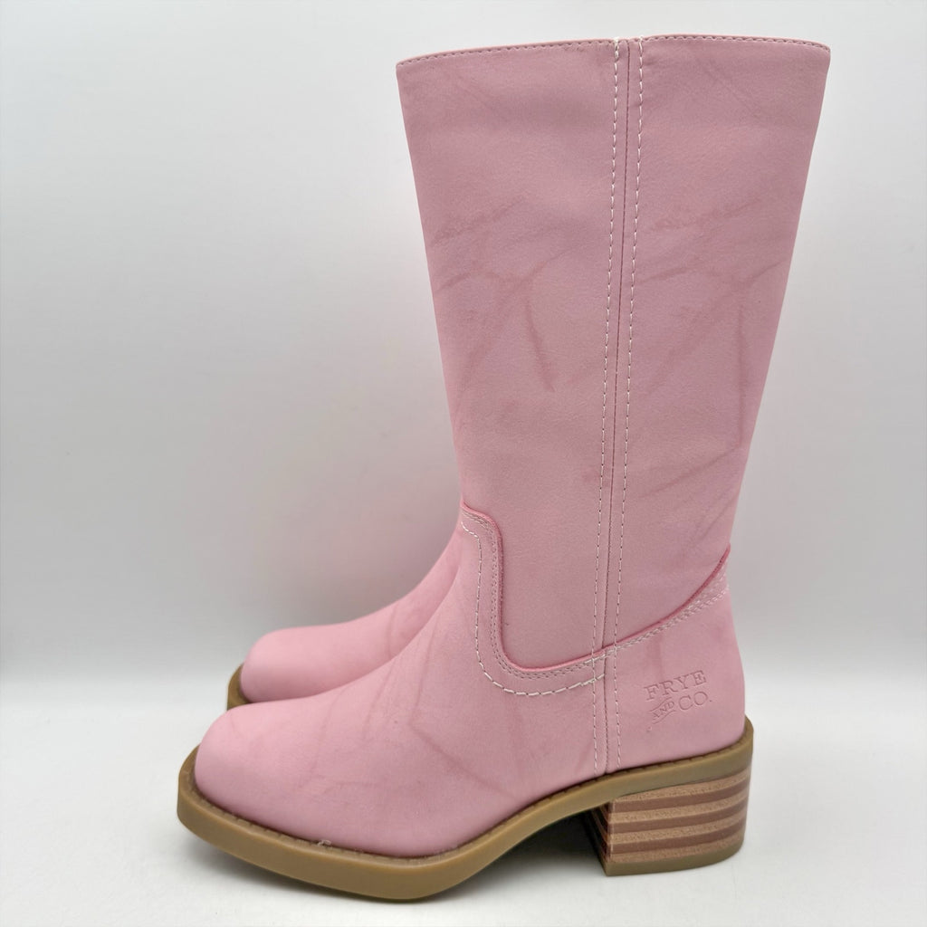 Frye & Co. Girls Miranda Riding Boots US 2 M EU 33.5 Light Pink NWOB