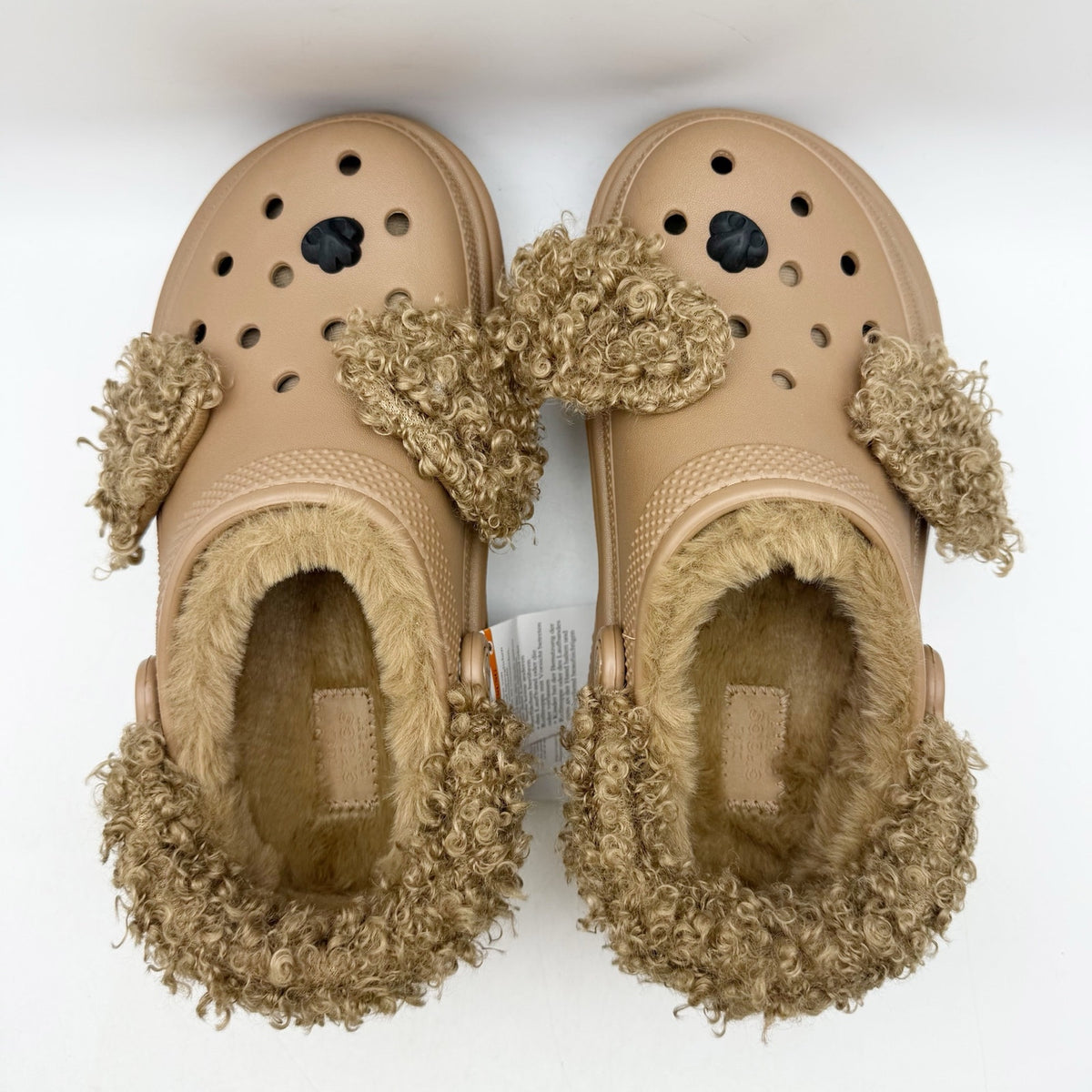 Crocs Platform Chunky Stomp Clogs Womens 8 Mens 6 Brown Sepia Bear NWT