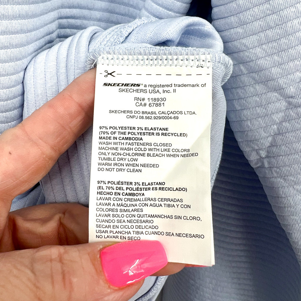 SKECHERS Women's GO WALK Everywhere Jacket Medium Blue Full Zip NWT