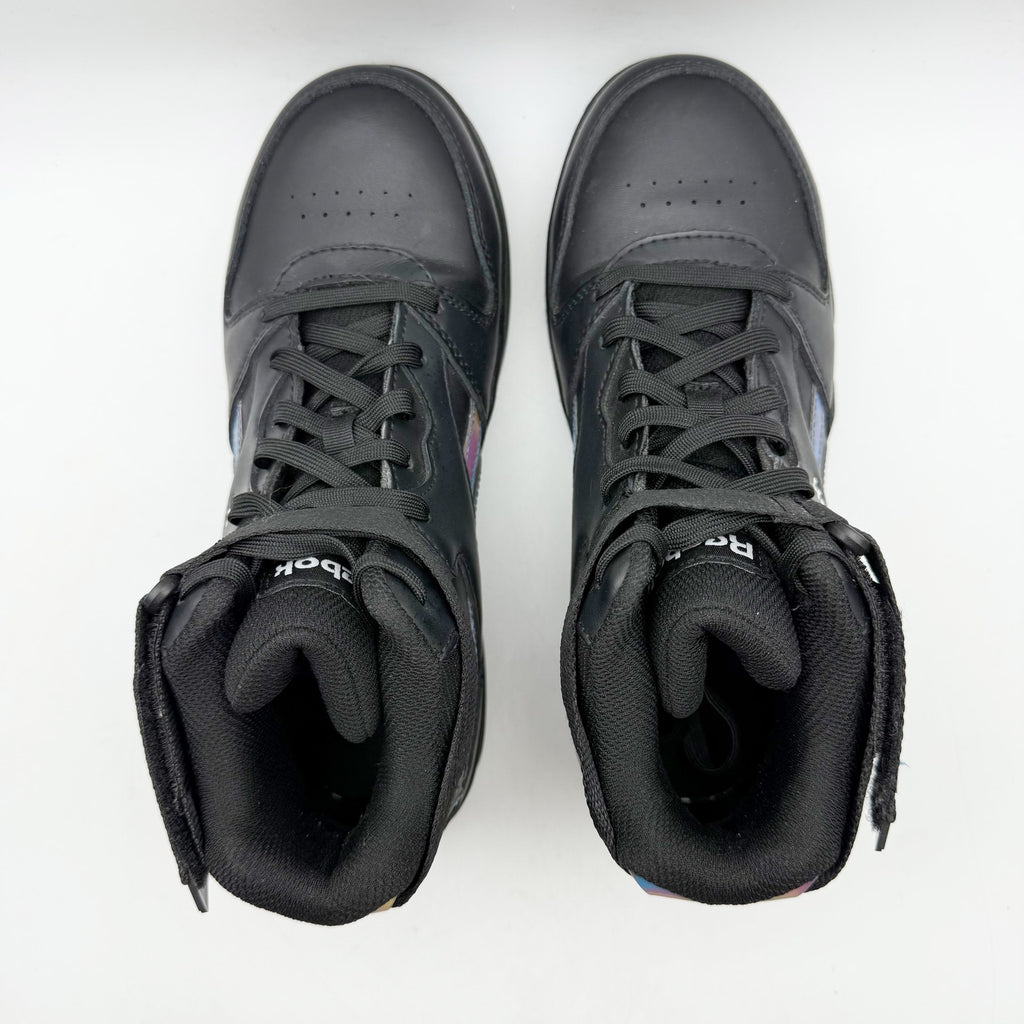 Reebok Womens High Top Work Sneakers US 12 M Black Hologram Comp Toe EH SR NIB