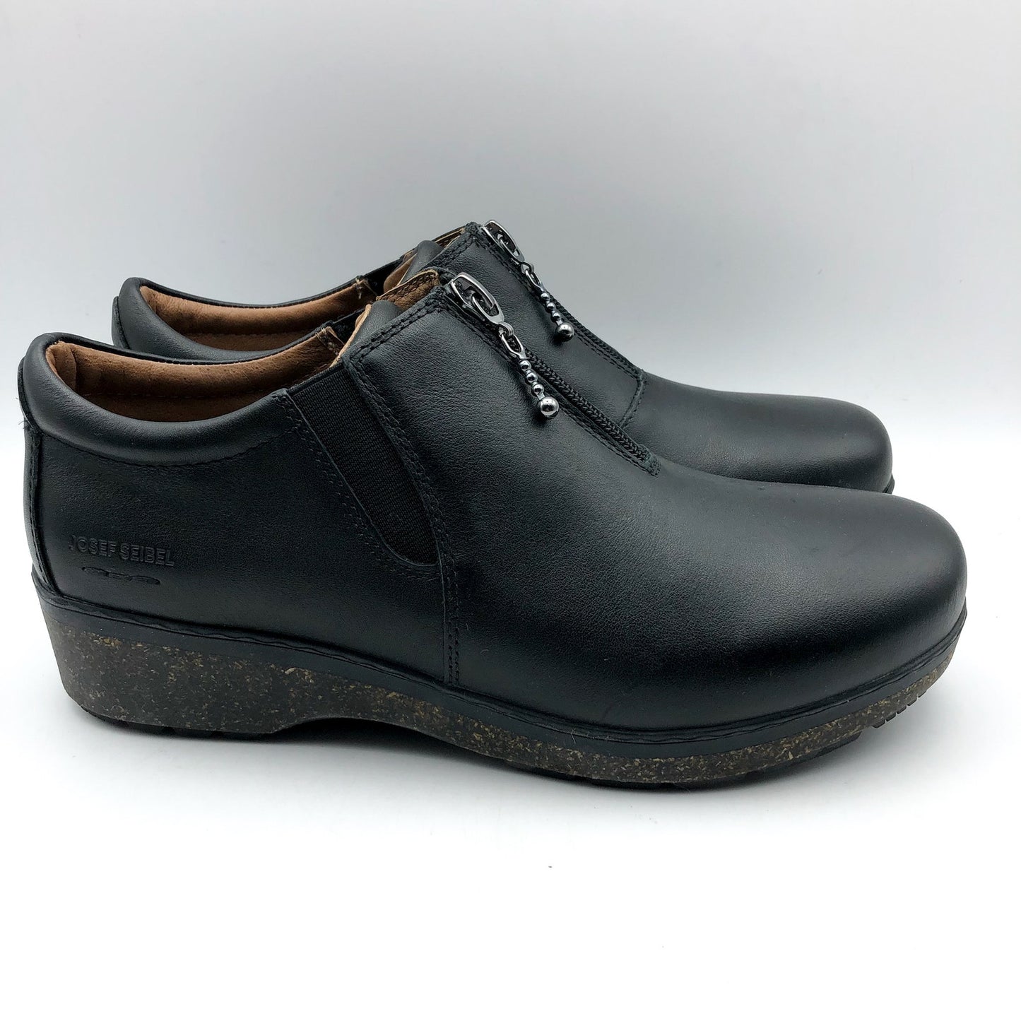 Josef Seibel Womens Darla 09 Ankle Booties US 9-9.5 EU 40 Black Leather NIB