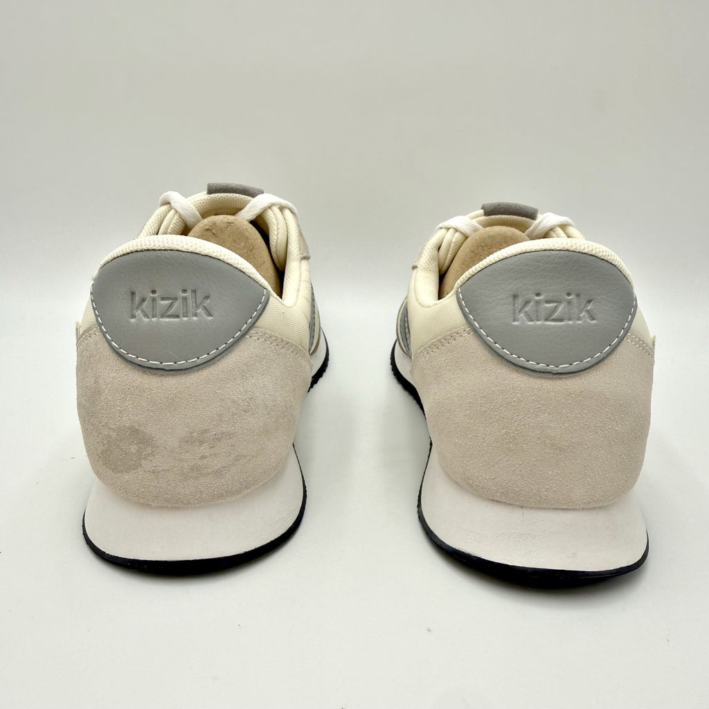 KIZIK Womens Milan Hands Free Sneakers Size 8 EU 39.5 Mist Grey Cream NIB