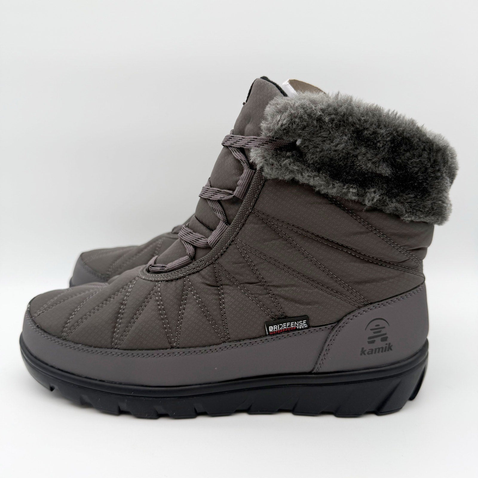 KAMIK Womens Low Hannah Winter Bootie US 9 EU 40 Grey Waterproof NIB