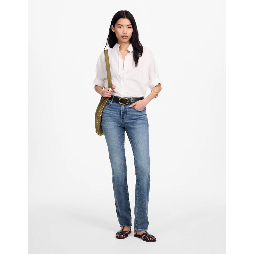 MADEWELL Womens Stovepipe Jeans Size 30 US 10 Blue Slim Straight NU072 NWT