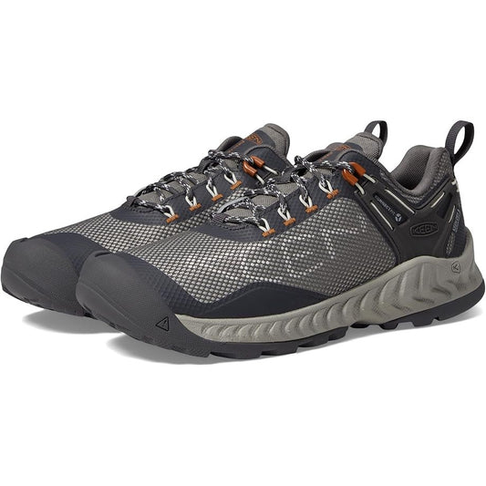 KEEN Womens Nxis Evo Hiking Sneakers US 10 M Grey Waterproof NWOB