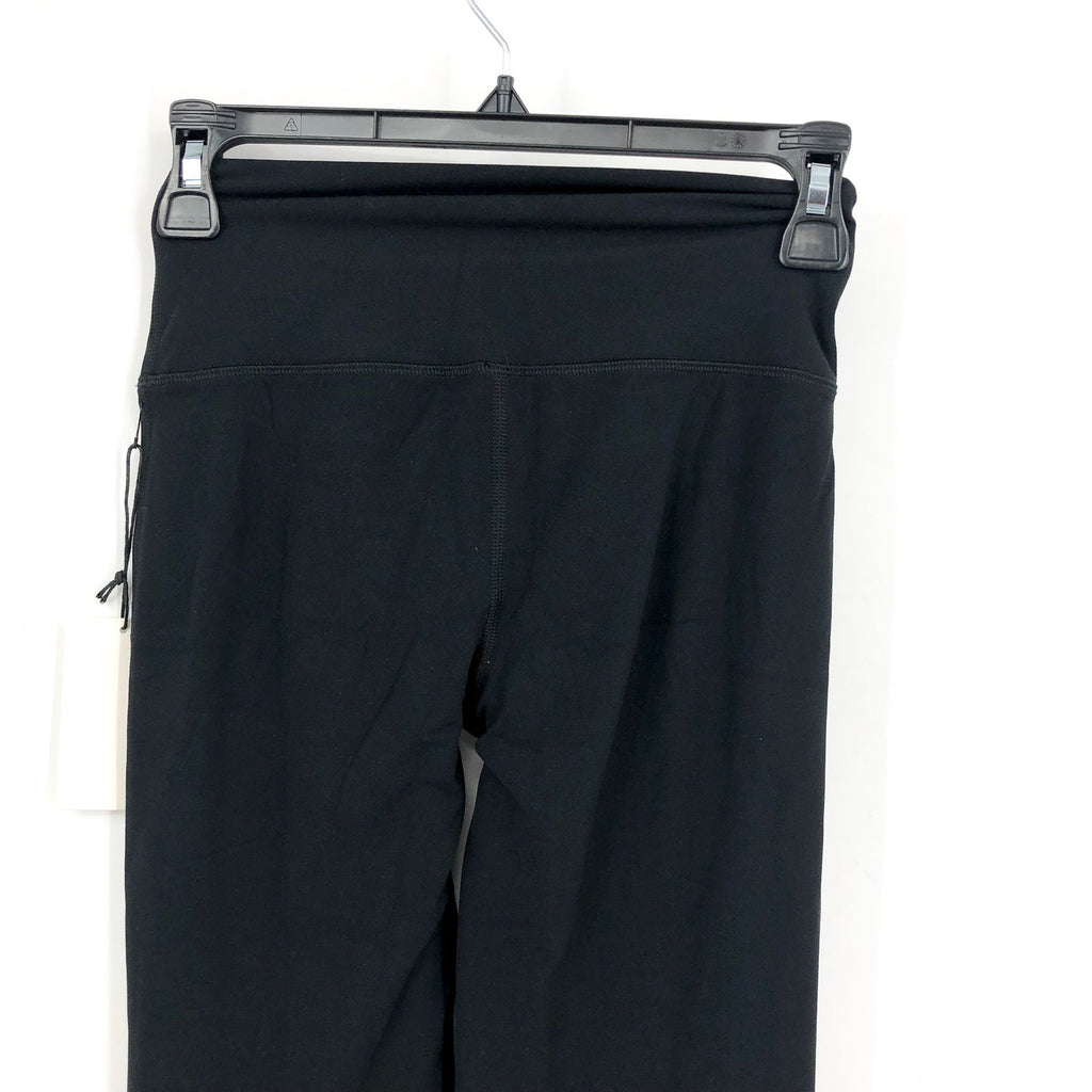 SPLITS59 Women's Raquel High Waist Flared Legging Small Black Elastic Waist NWT