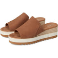 TOMS Womens Diana Mule Platform Wedge Sandals Size 8 EU 38.5 Brown Sugar NIB
